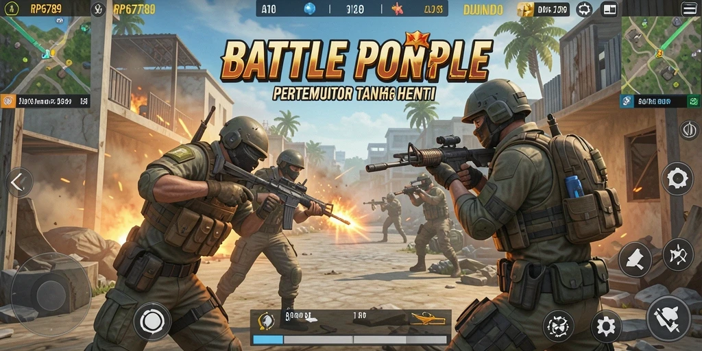 Screenshot gameplay RP6789 yang menampilkan aksi seru dalam pertempuran.
