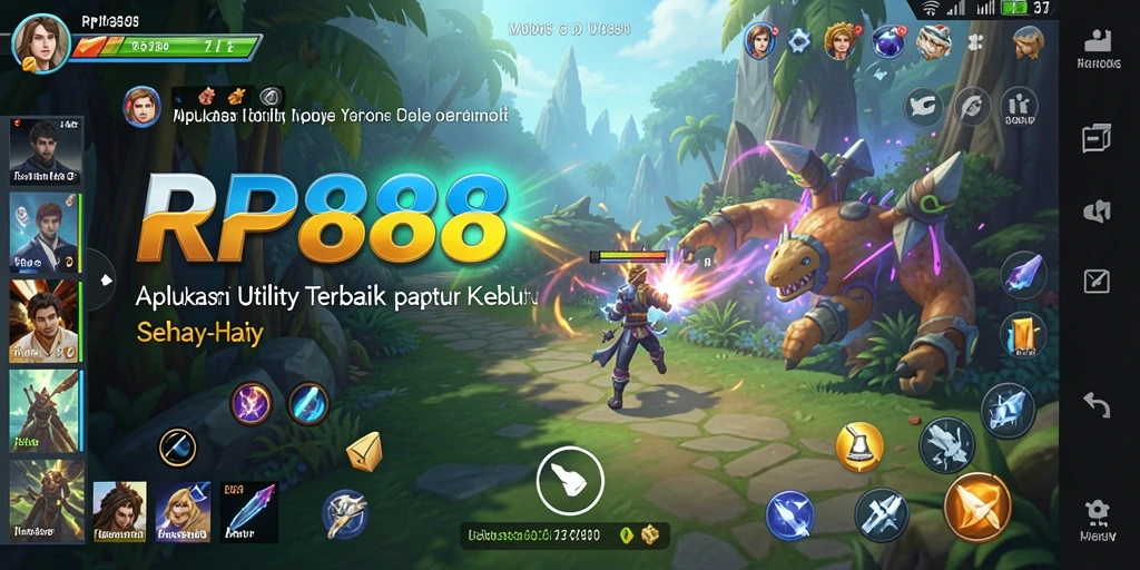 Tampilan antarmuka RP888 yang bersih dan modern.