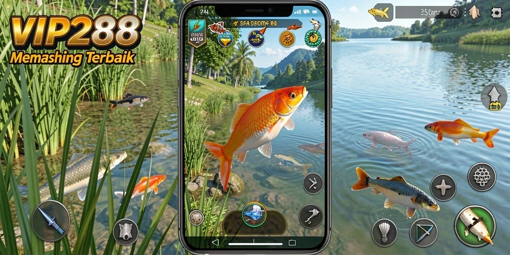 Tangkapan ikan yang besar dan beragam di gameplay VIP288.