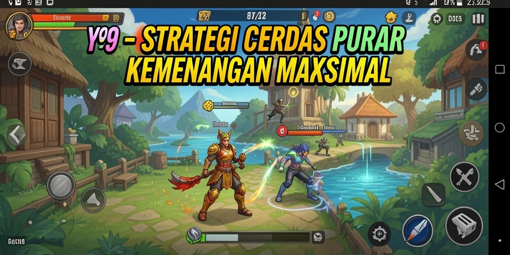 Tangkapan layar utama Y89 menampilkan aksi strategi yang menarik.